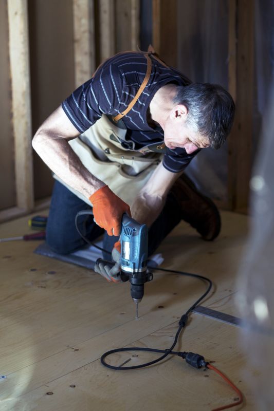 Completed Moisture Barrier Installation